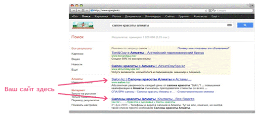 После проведения работ по оптимизации, результаты можно увидеть в результатах поиска, выдаваемых Гуглом либо Яндексом